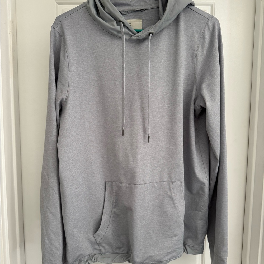 Vuori Sunday Element Light Gray Men's Hoodie